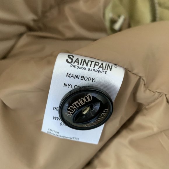 SAINTPAIN Parka Jacket in Beige (Small) - Picture 7 of 7